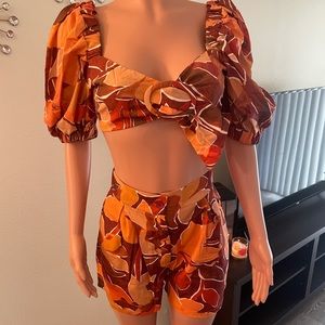 2 piece summer short set